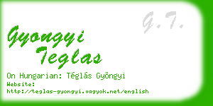 gyongyi teglas business card